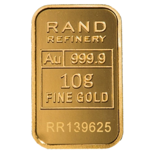 10 g Rand Refinery Minted Gold Bar (999.9 Fine)