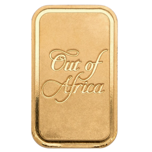 10g Gold Minted Bar - Out Of Africa (Metal Concentrators)